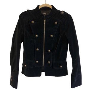 APT 9: velvet military jacket